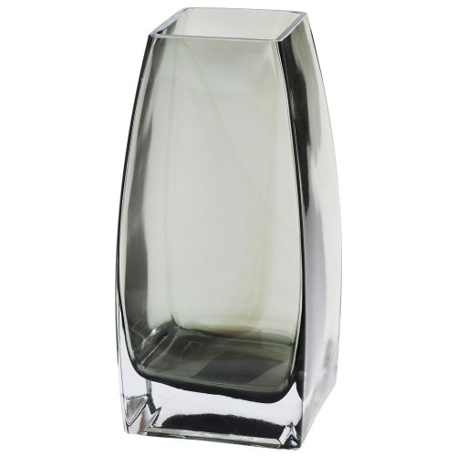 Váza sklo sivá 7x20,5cm - Umelé kvety