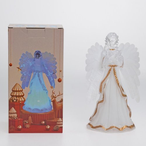 Anjel biele krídla mix bie/zla led 15*11*23cm