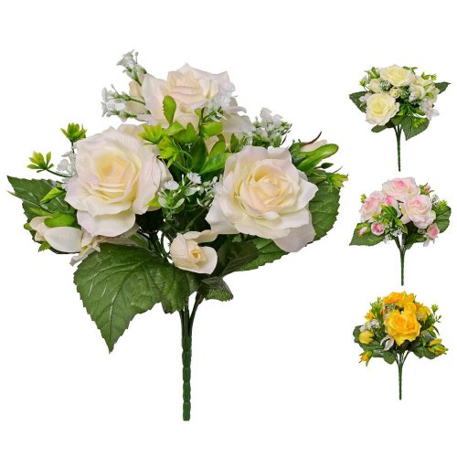 Kytica ruža x7 4f 30cm super cena