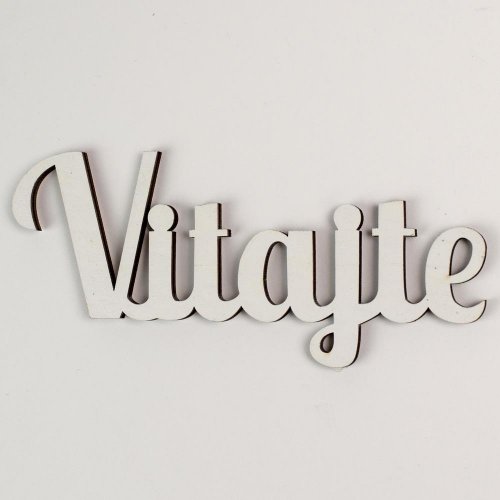 Výrez-vitajte biela 15cm s/6