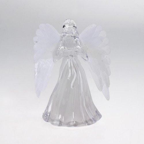 Anjel biele krídla mix led 11,5*7*13cm