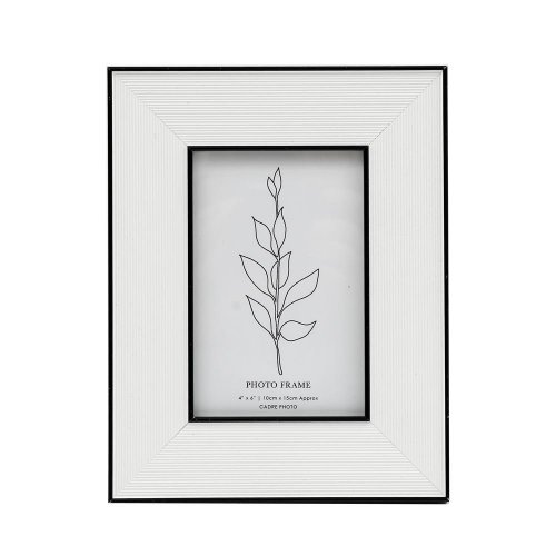 Fotorámik čierny biely okraj 4x6cm