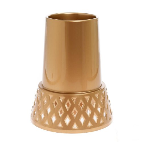 X066 váza ažur zlatá 25cm