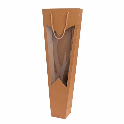 Taška kraft orch/ na kvety 26x71,5+10,5x10cm neutro