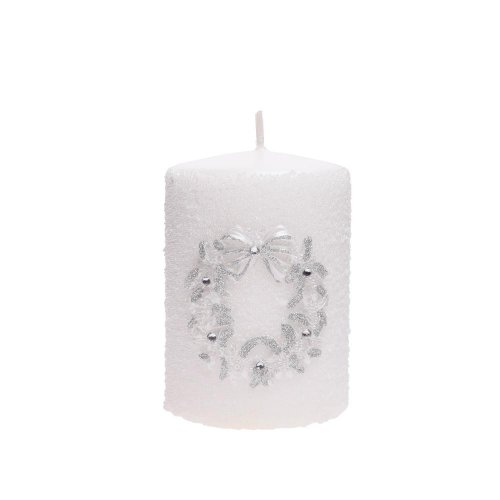 Venček glamour val.7x10 biely