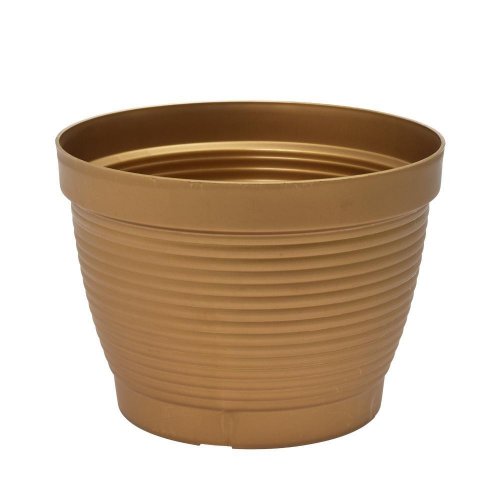 419 kvetináč agawa zlatý 22cm