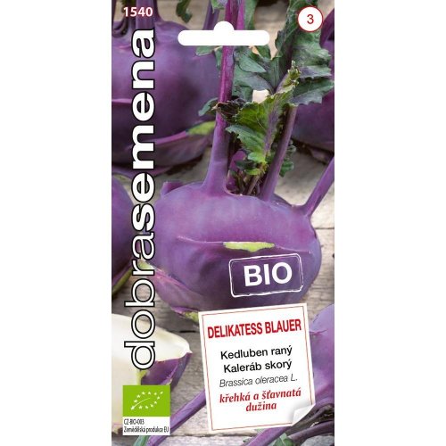 Kaleráb sk.delikatess blauer bio 0,8g