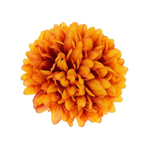 Hlava chryzantéma 12cm bal:12ks oranž-červená