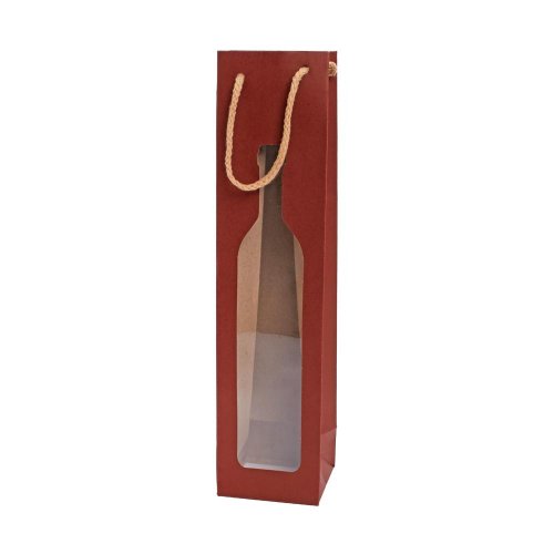 Taška kraf fľaša bordo 9x37+8,5cm