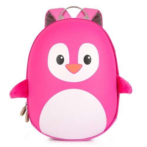 Ruksak boppi tiny trekker - penguin - ružový bb313c