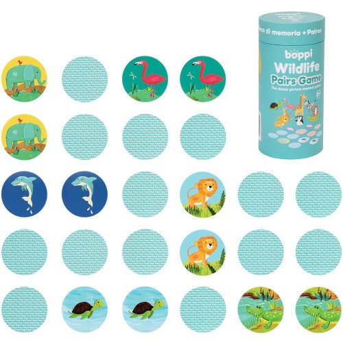 Pexeso boppi pairs game - wildlife
