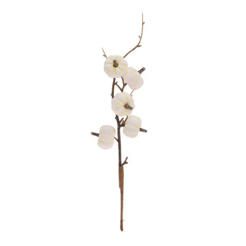 Zápich tekvičky biele 32cm