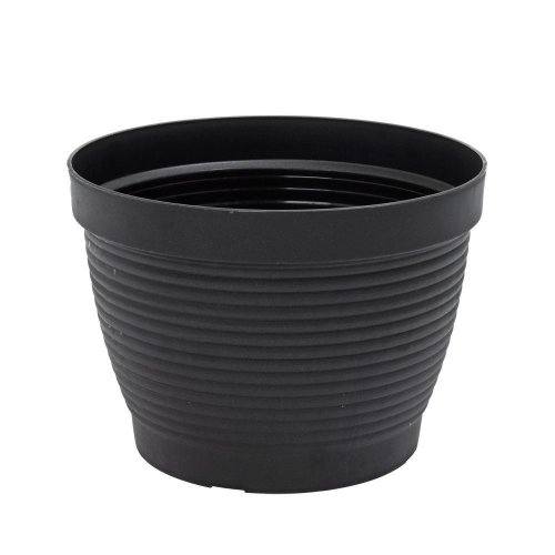 419 kvetináč agawa čierny 22cm
