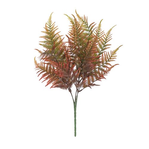 Zeleň papraď zeleno-hnedá 40cm - Umelé kvety