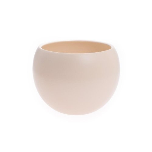 Obal guľa panna mat krém 510/14cm - Vianočné dekorácie