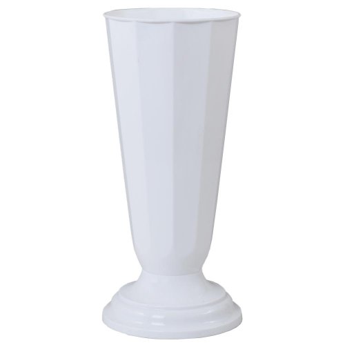 229 váza švéd.13 biela /14xv30cm/