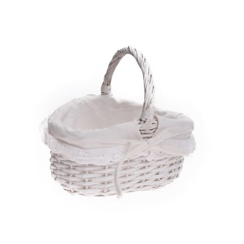 344fl/s prútený košík biely s:22x18x11cm