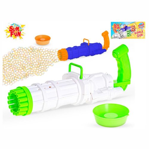 Bublifuk pištoľ 37cm na batérie s náplňou