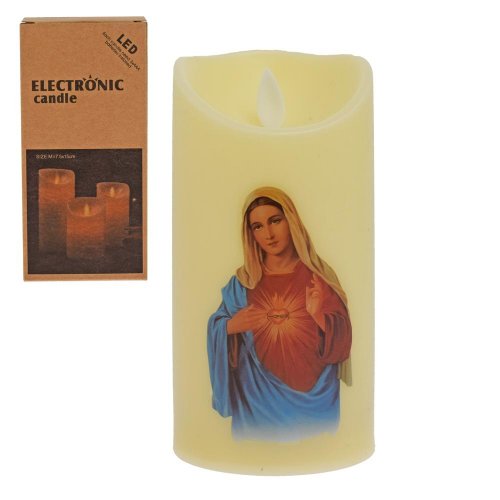 Svet. led panna mária 7,5*7,5*15cm