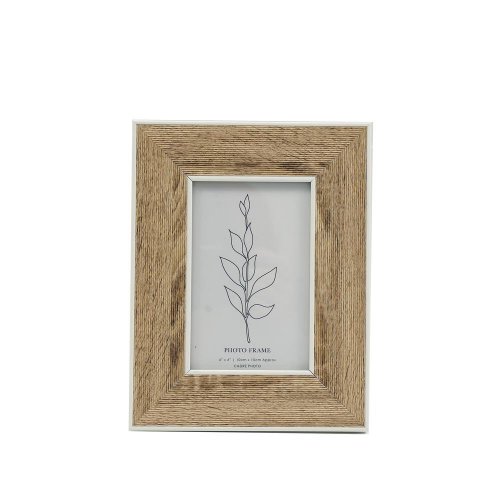 Fotorámik drev biely okraj 4x6cm