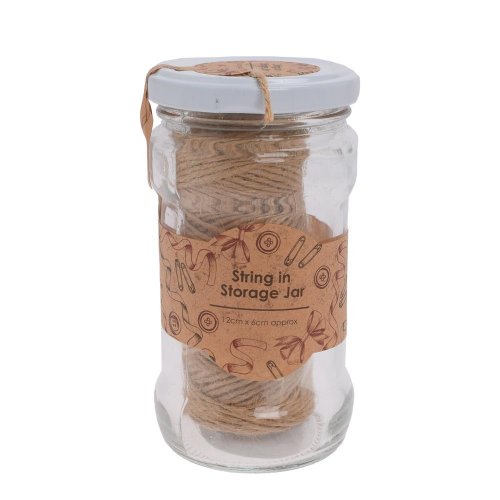 Špagát juta vo fľaši 12x6cm/30m - Umelé kvety