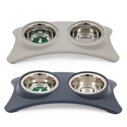 Miska pre zvieratá dvojité 45x20cm