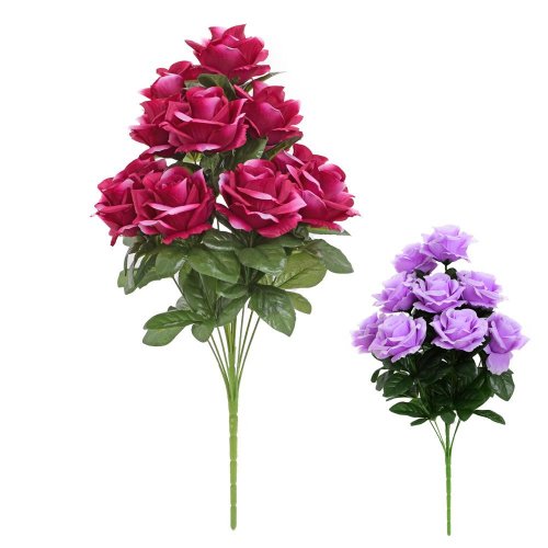 Kytica ruža mix/2f 53cm - Umelé kvety