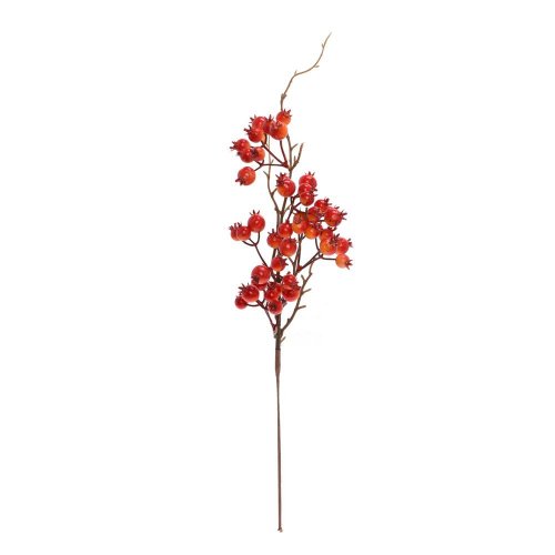 Konár šípky oranžové 54cm - Umelé kvety