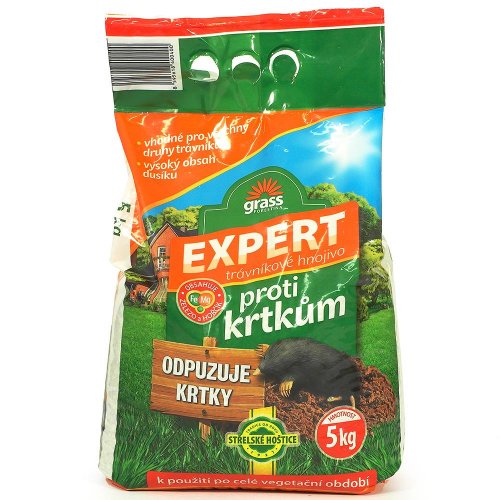 Expert s odpudz. účinkom proti krtom 5kg