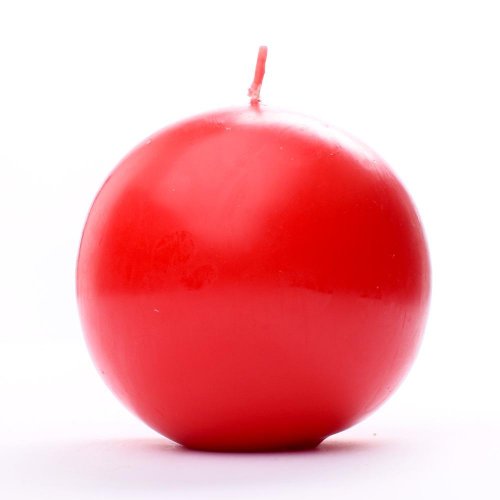 Guľa hladká 80 červená