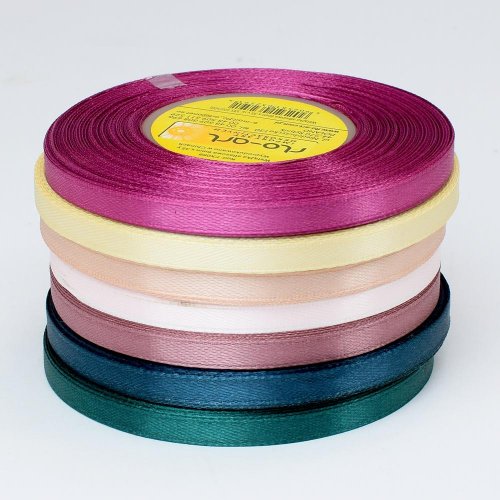 Stuha mix farieb 6mm x 35y fx059 - Vianočné dekorácie