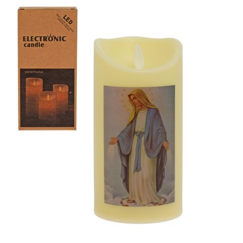 Svet. led panna mária 7,5*7,5*15cm