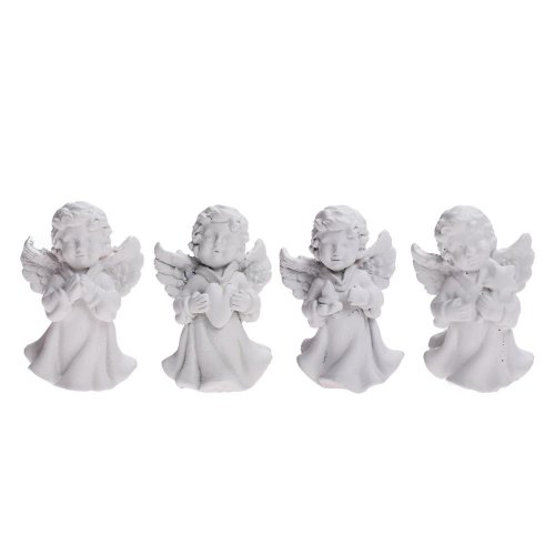 Anjel biely mix/4 3*2*4,5cm - Jesenné dekorácie