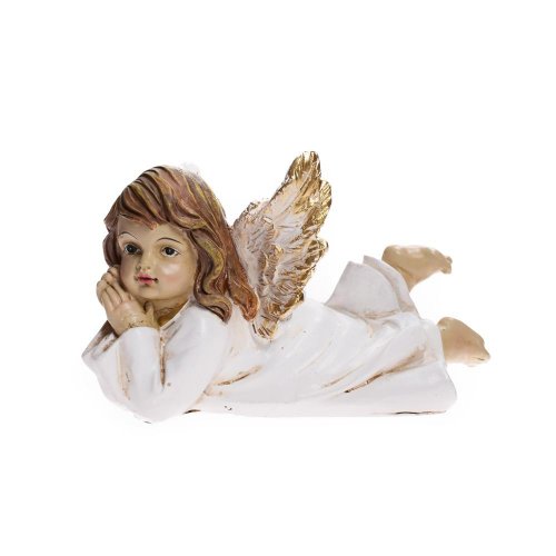 Anjel ležiaci bie/zla 13*7,5*7,5cm