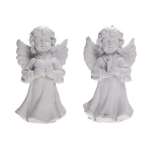 Anjel stojací biely mix/2 4,5*3,5*7cm - Jesenné dekorácie