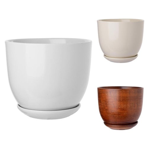 Dp1419 kvetináč+miska barylka 3 19xv15,5cm