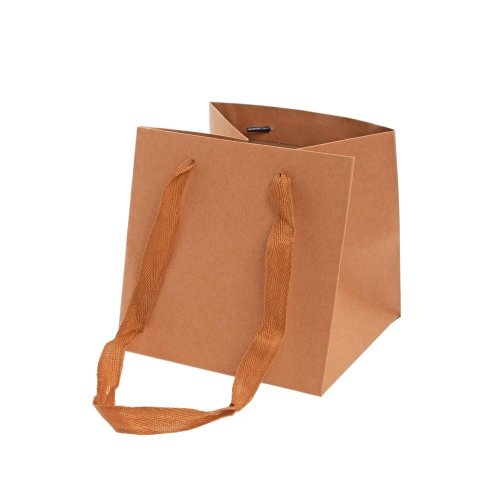 Taška kraft na kvety 220gr./ 17x17+17cm