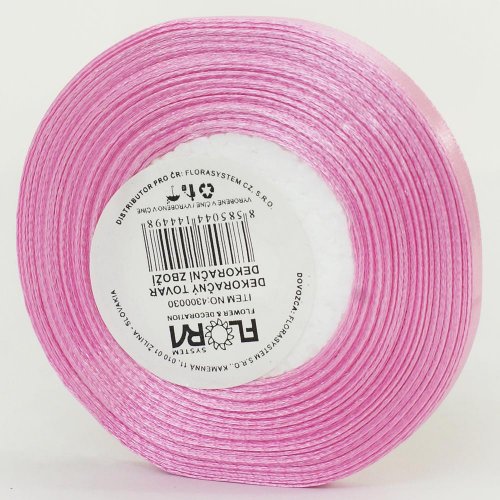 Saten stuha 6mm/20m ružová farba 094
