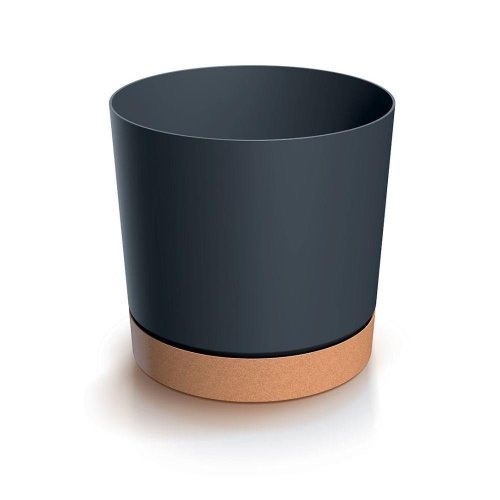 Dpod130 kvetináč tubo pm antracit 12,8xv12,8cm