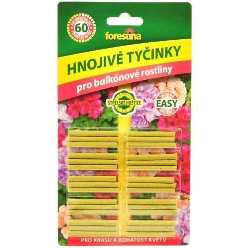 Hnojivé tyčinky pre balkónové rastliny 40g 10/b. forest. - Vianočné dekorácie a ozdoby