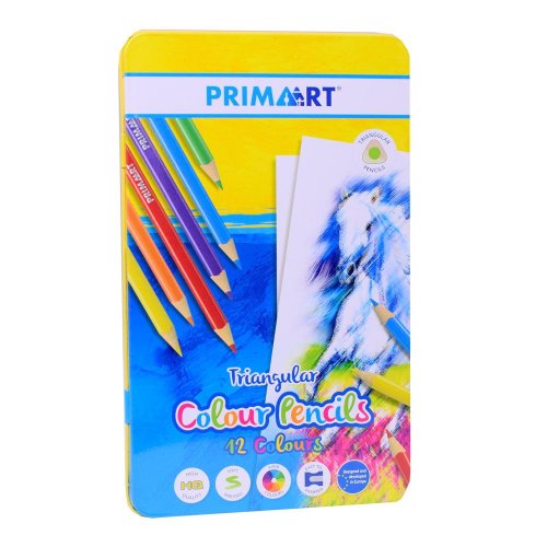 Pastelky v kovovej krabičke 12ks/sd