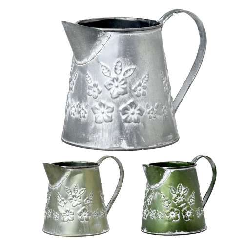 Váza džbán mini kov mix 3f kvety v:13x9,5cm super cena