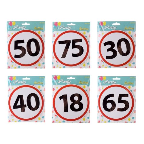 Narodenínová značka vek 15cm mix