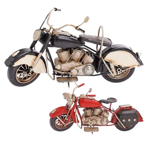 Motocykel retro/deko 28cm /3ass - Umelé kvety