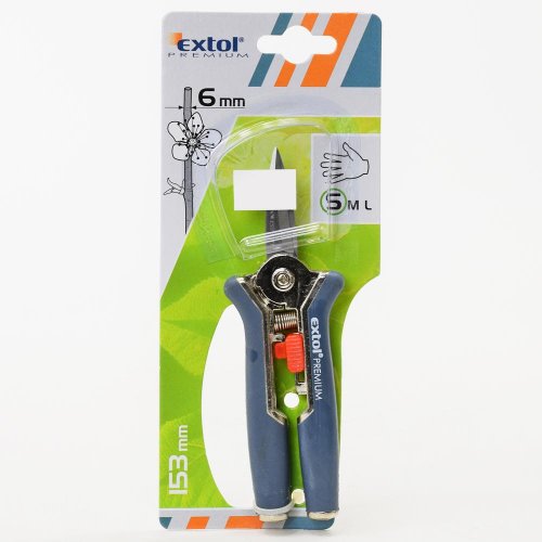 Nožnice zahrad krátke úzke, max prestrih 6mm