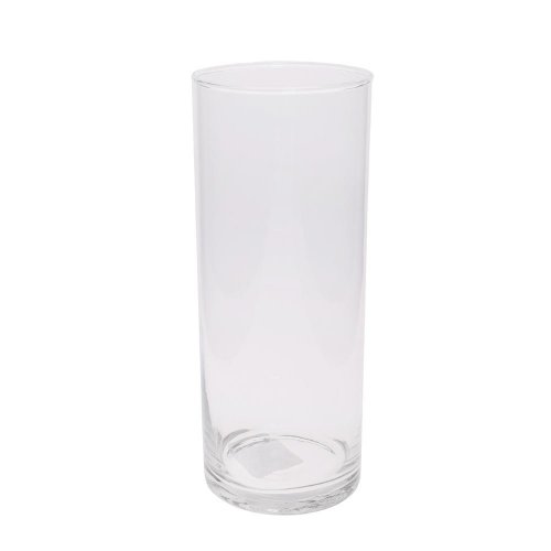 Váza valec sklo trans. c/v v200 cil-h200-d80