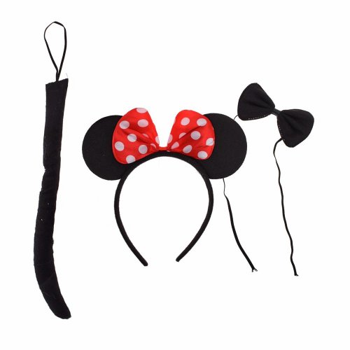 Set karneval miška čierna - Umelé kvety