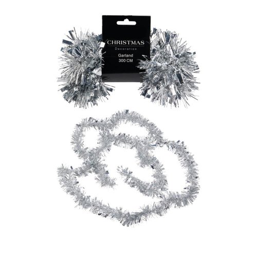 Girlanda strieborná 3m 200x90x60mm, caa754310