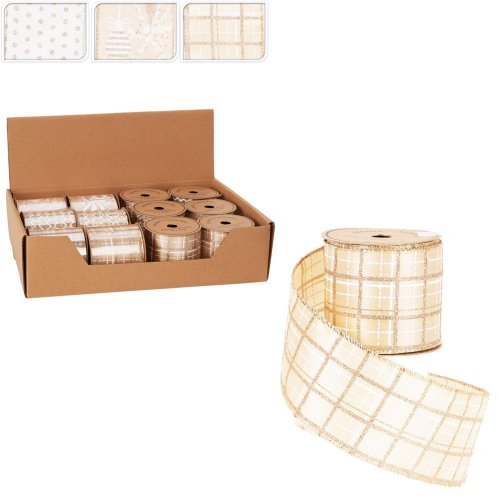 Stuha zlaté 270x6cm 3ass/747000020