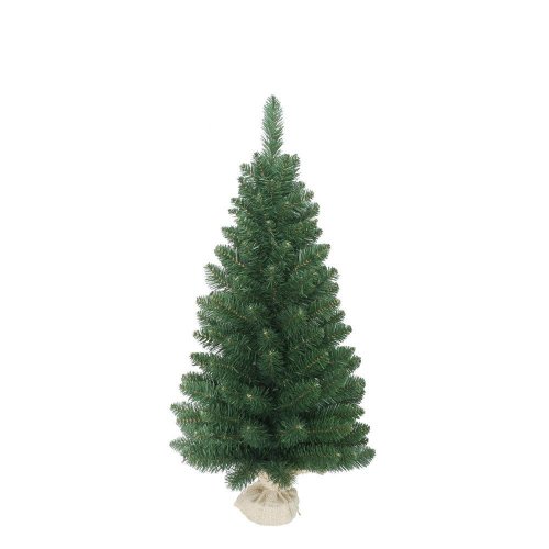 Vianočný stromček zaťaž. smrek v jute 90cm - Vianočné stromčeky